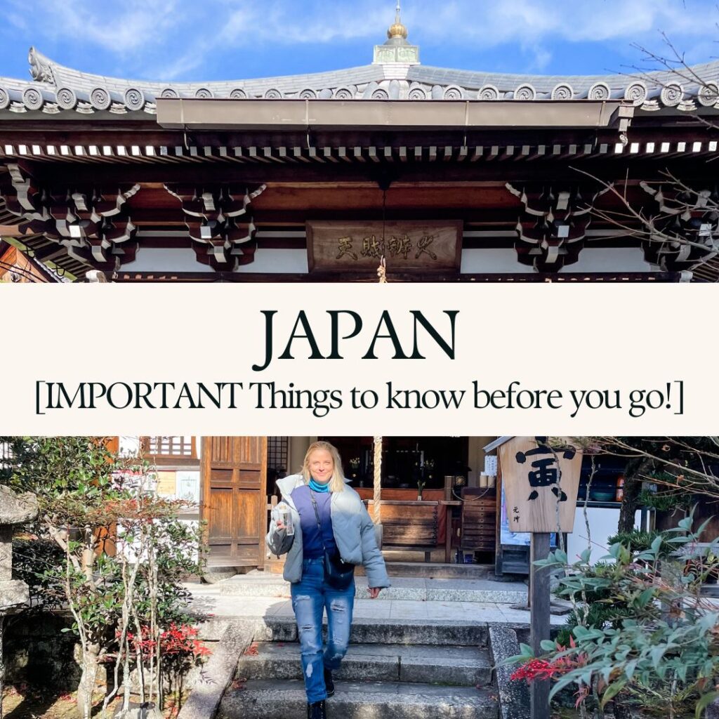 Things to know before going to Japan