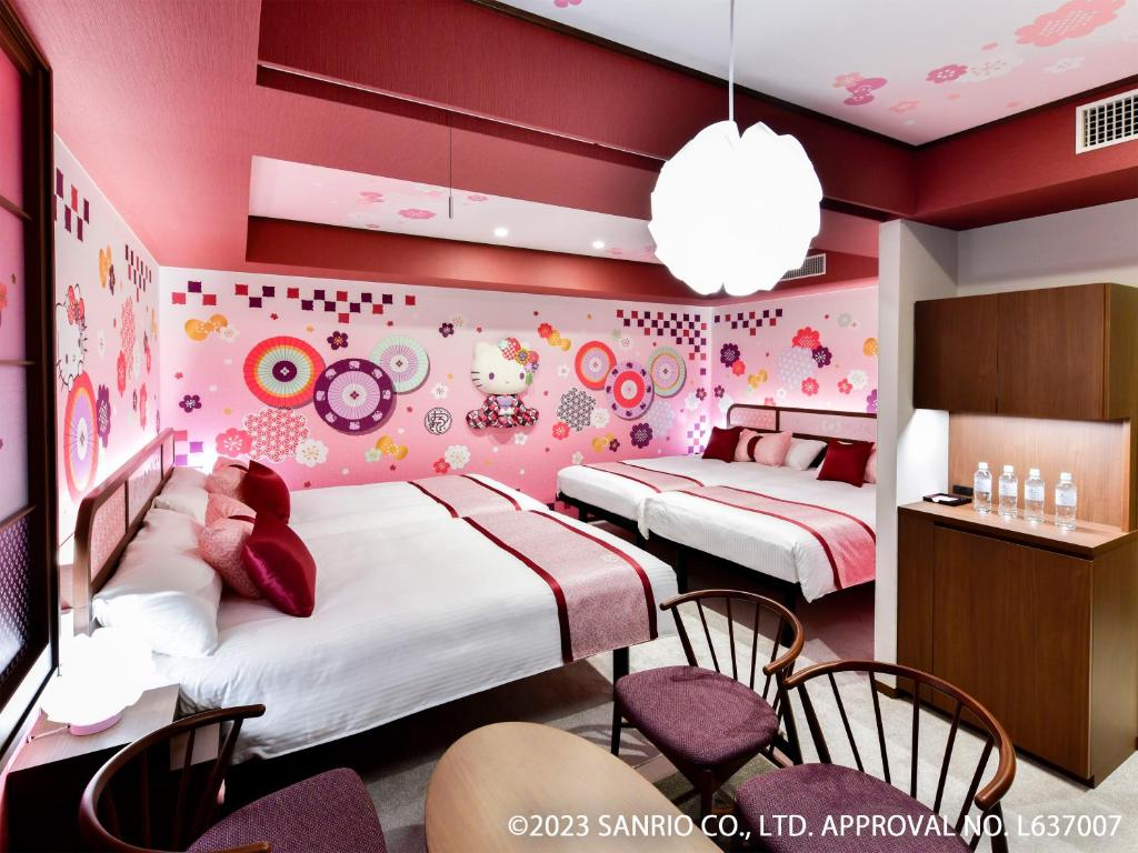 Hello Kitty Room at Asakusa Tobu Hotel - Best Hotels in Tokyo for families