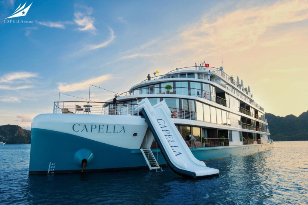 Halong Bay to Lan Ha Bay Cruise with the luxury Capella Cruises