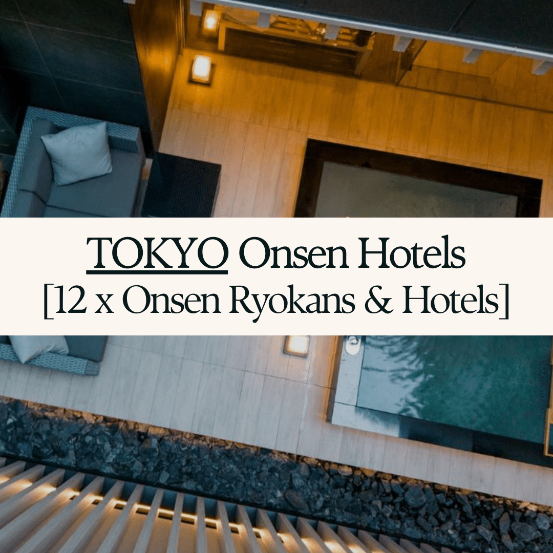 12 x Best Onsen Hotel in Tokyo [AND Ryokans]