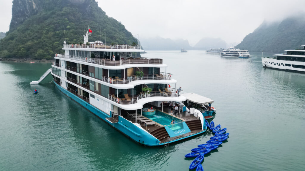 Halong Bay to Lan Ha Bay Cruise with the luxury Capella Cruises