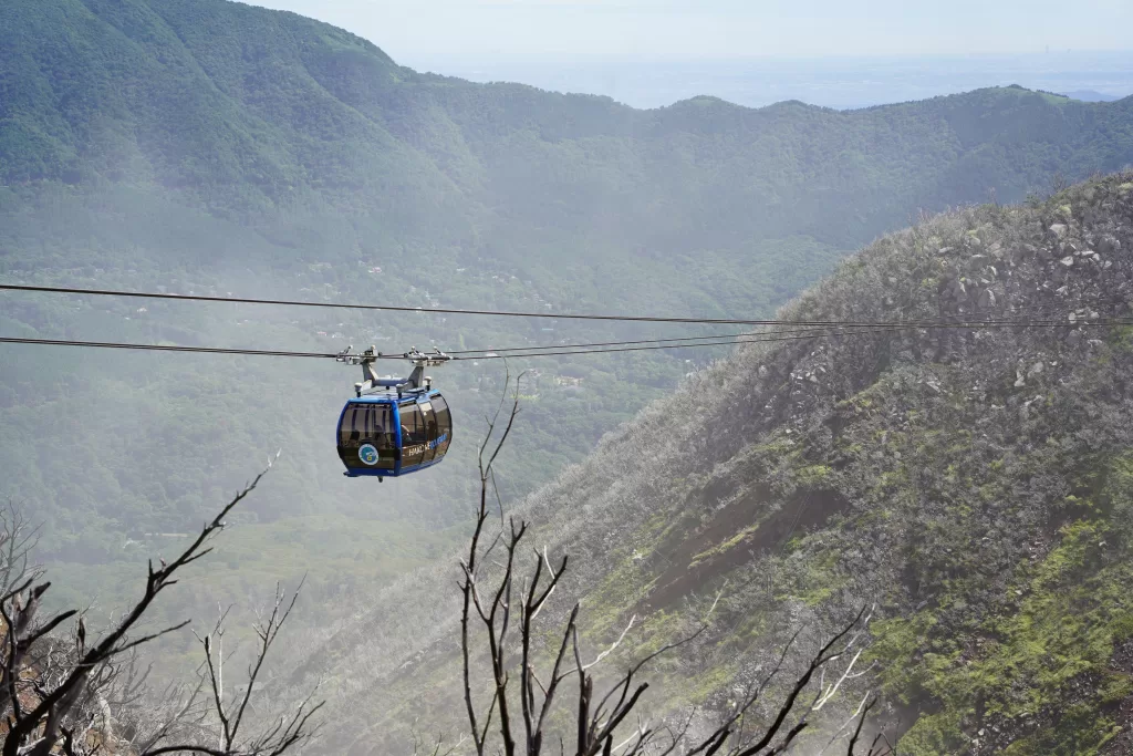 Hakone Ropeway up to Owakundani - 5 day Japan Campervan itinerary