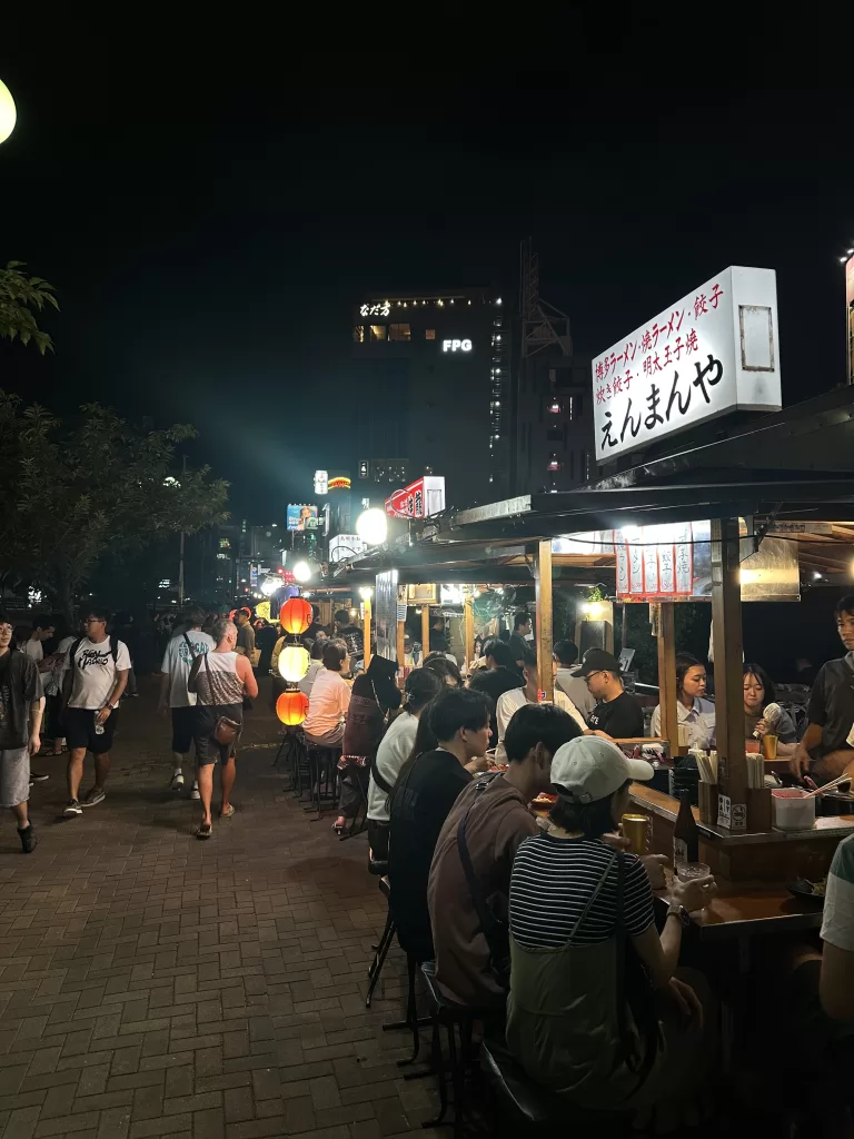 Nakasu food stalls - Where to stay in Fukuoka