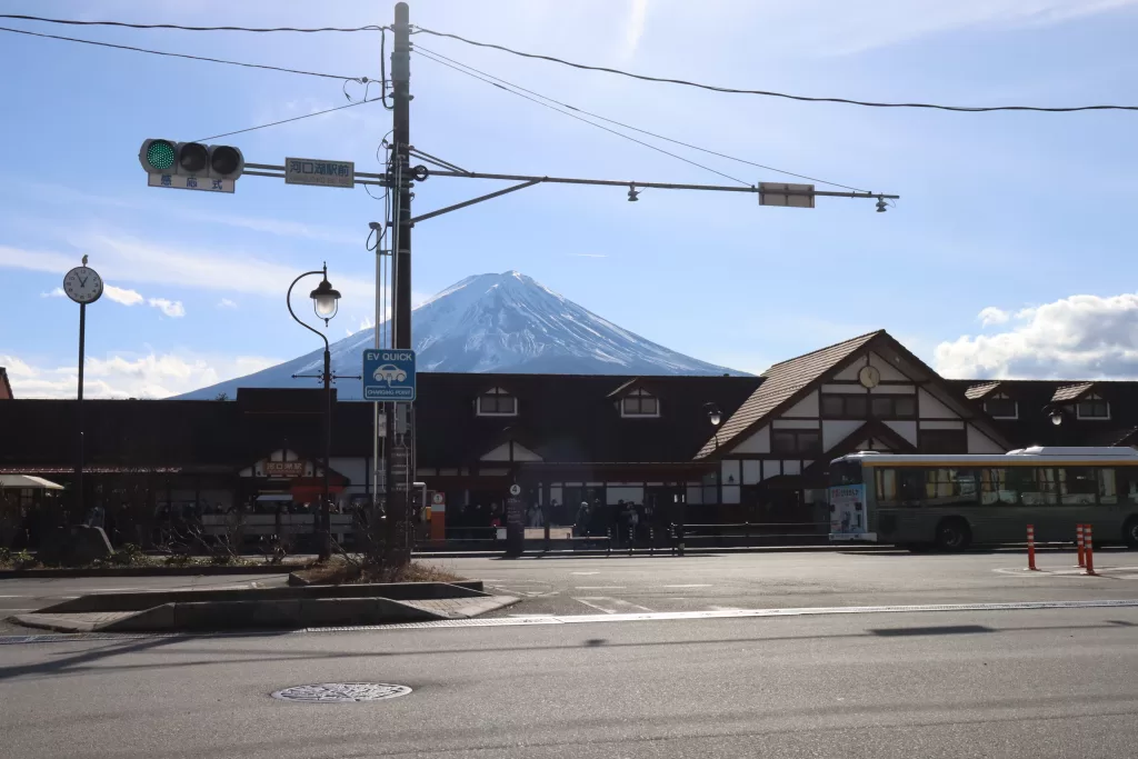 Lake Kawaguchi Station Mount Fuji