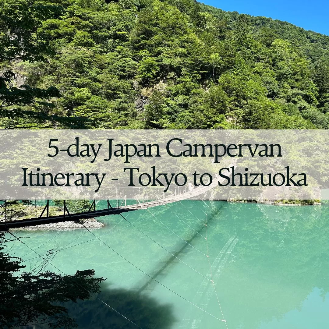 Regional Japan Campervan Itinerary – Tokyo to Shizuoka