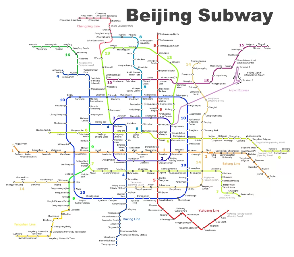 Beijing Subway Map