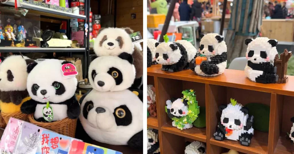 Panda Souvenirs in Chengdu China