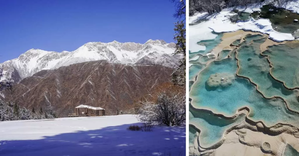 Huanglong National Park and Scenic Area North of Chengdu