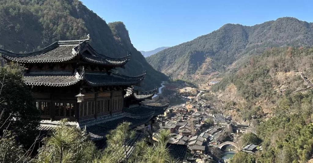 Wangxian Valley Scenic Spot Temple / Look out