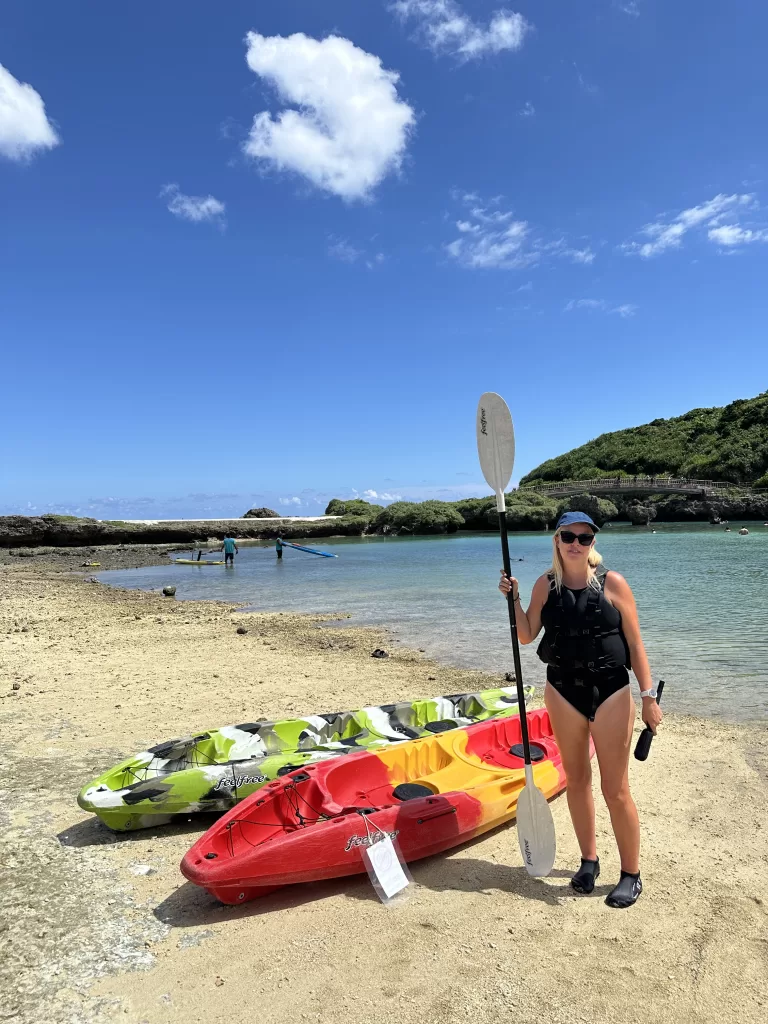 Kayaking at Imgyaa Marine Garden Miyako Island