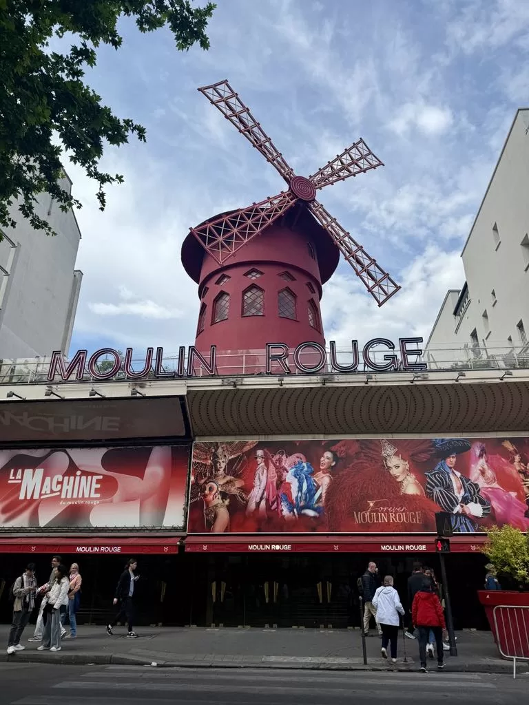 The Moulin Rouge in Paris