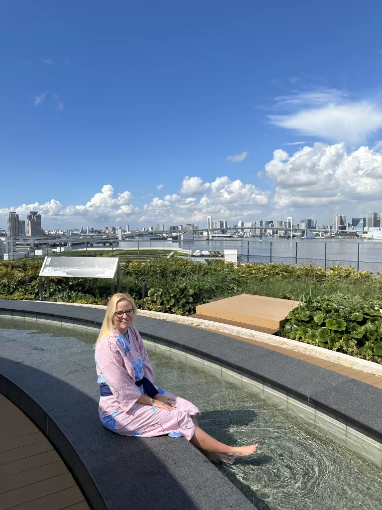 Toyosu Manyo Onsen in Tokyo