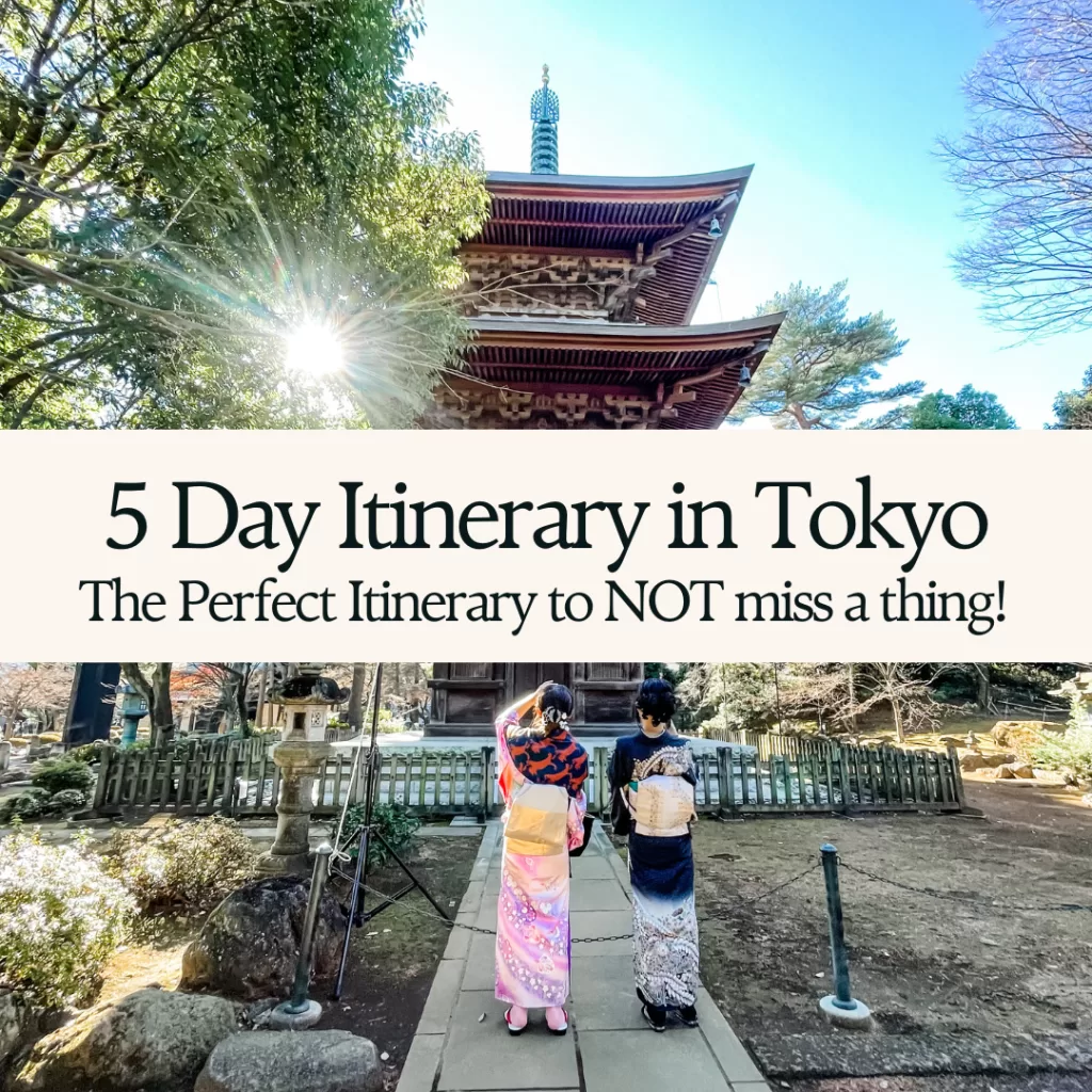 Detailed 5 Day itinerary and Map