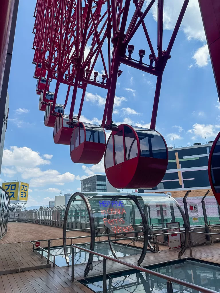 Hep 5 Ferris Wheel in Umeda Osaka - Osaka Itinerary